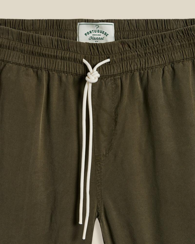 Portuguese Flannel Olive Dogtown Shorts Herren olivgrün